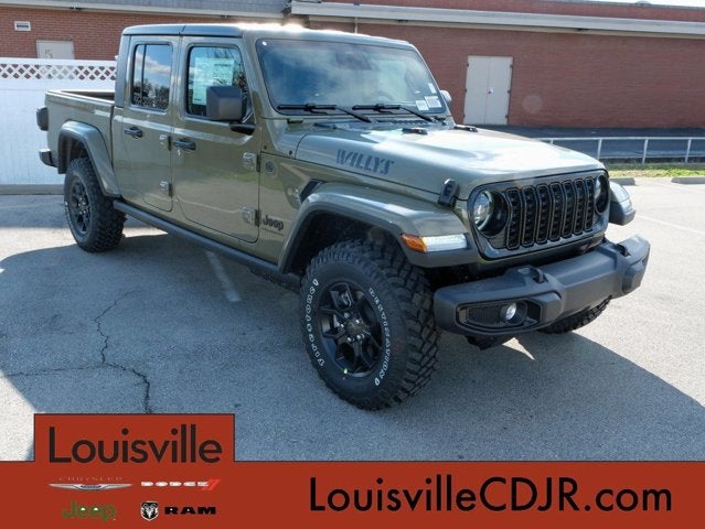 2026 Jeep Gladiator Willys in 41 Exterior Paint — front three-quarter view