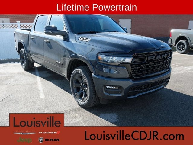 2026 RAM 1500 Big Horn/Lone Star Night Edition in Forged Blue Metallic Exterior Paint — front three-quarter view