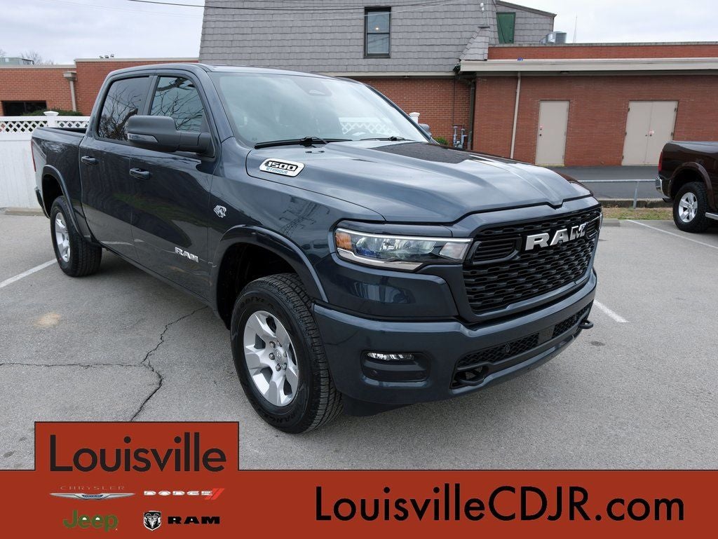 2026 RAM 1500 Big Horn/Lone Star in Forged Blue Metallic Exterior Paint — front three-quarter view