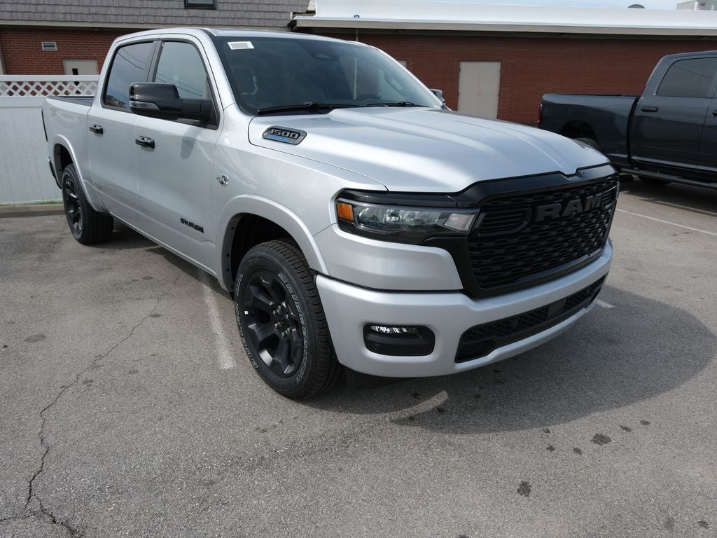 2026 RAM 1500 Big Horn/Lone Star in Silver Zynith Exterior Paint — front three-quarter view
